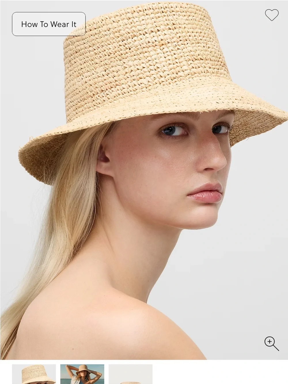 Jcrew Raffia Bucket Hat - Picture 3 of 8